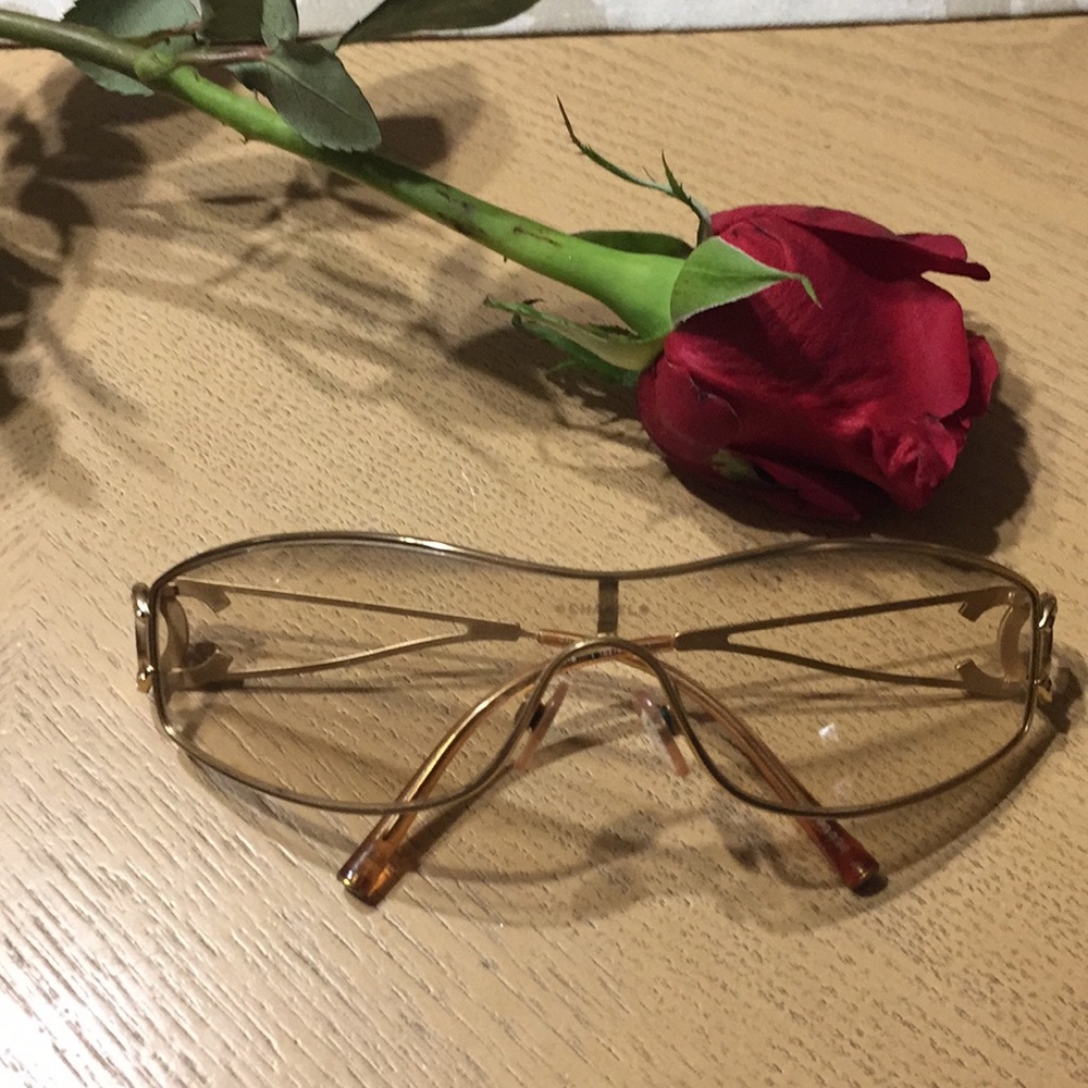 Chanel sunglasses authentic used large frame.